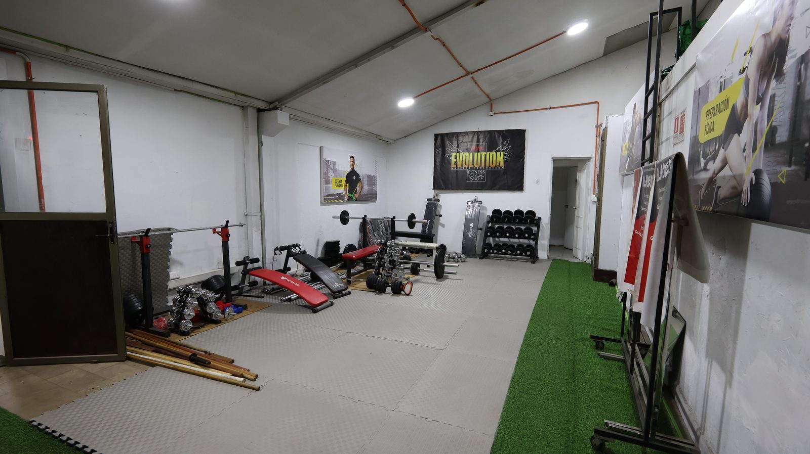 Tatami del gimnasio ADBJJ Peñalolén